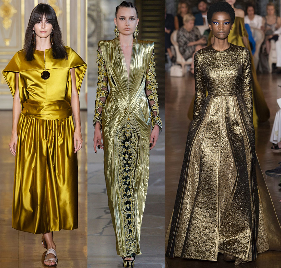 Images d'or pour la nouvelle année