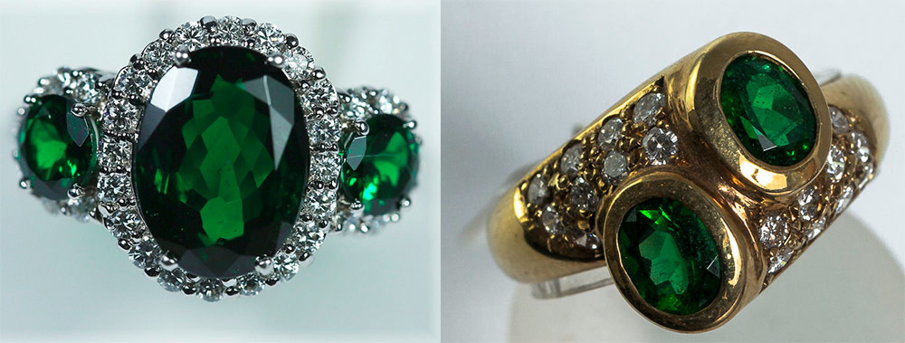 Pierre tsavorite - la plus belle alternative à l'émeraude