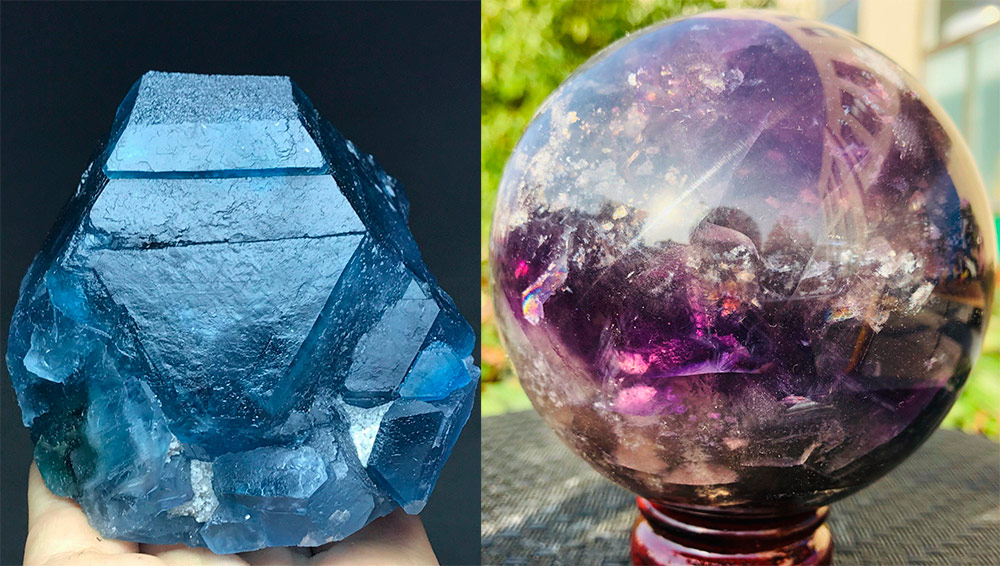 Cristaux de fluorine