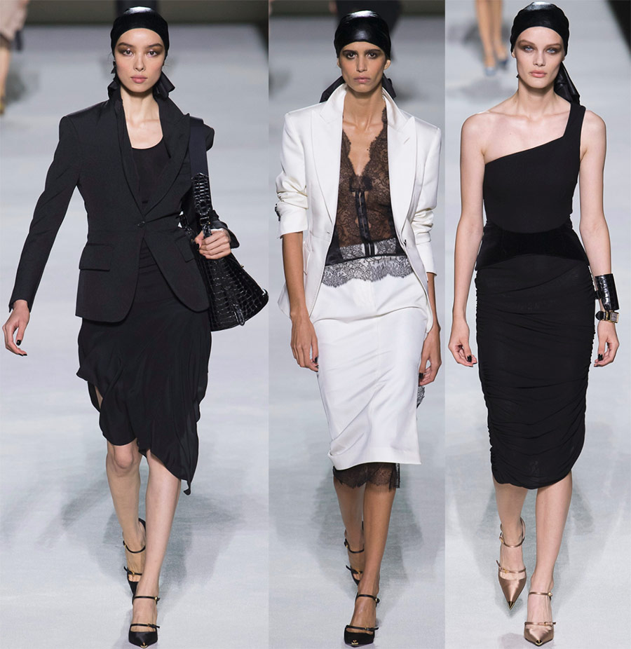 Looks chics pour femmes luxueuses de Tom Ford