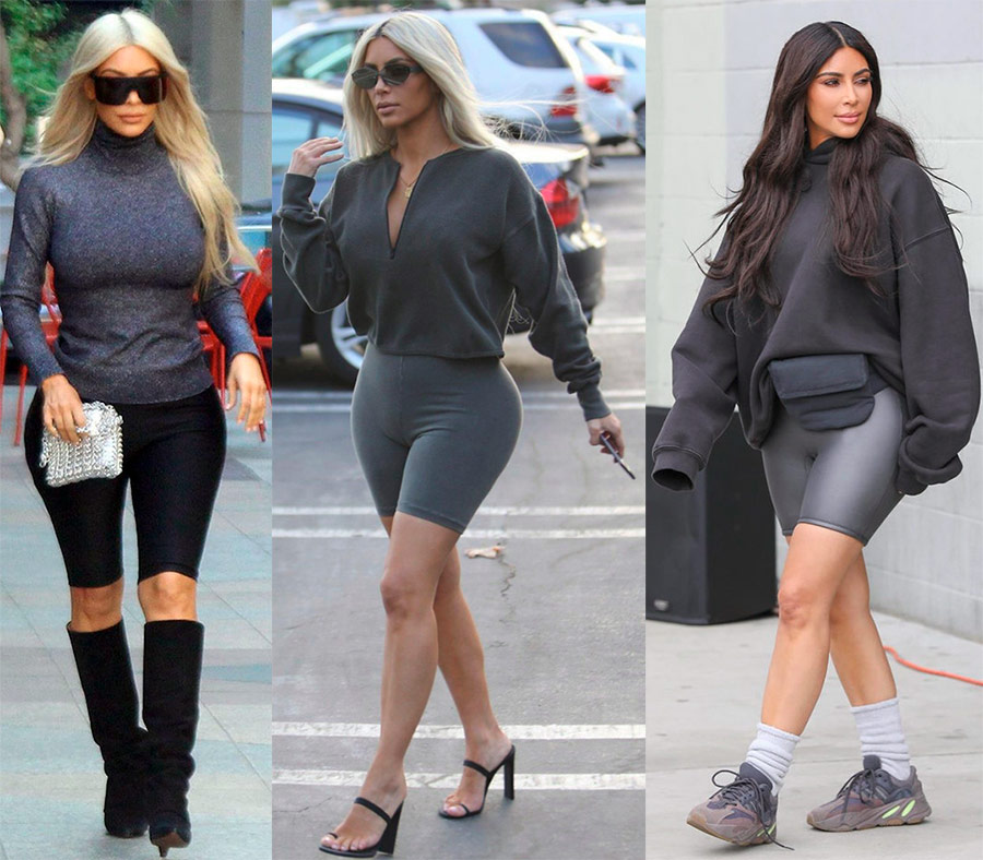 Regarde avec un short moulant