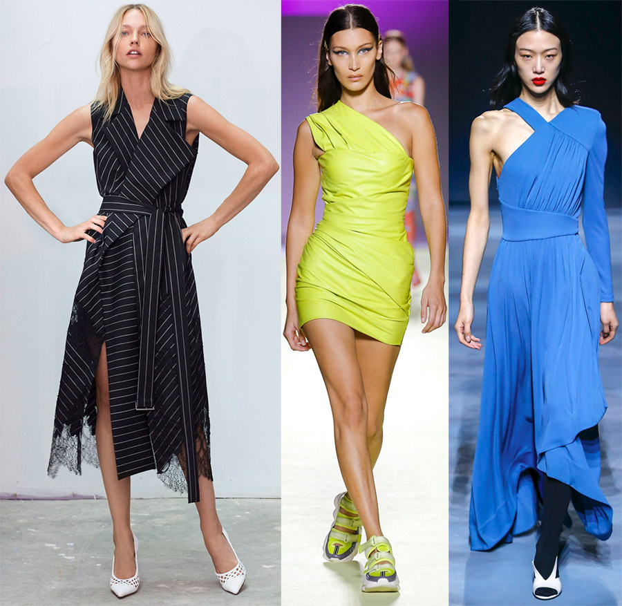 Asymétrie dans la mode féminine