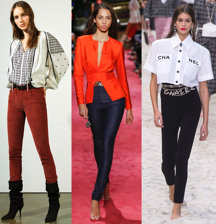 Pantalon skinny femme