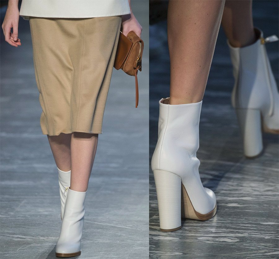 bottines blanches pour le printemps 2026