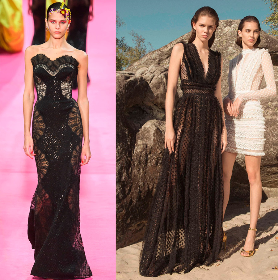 Robes noires élégantes