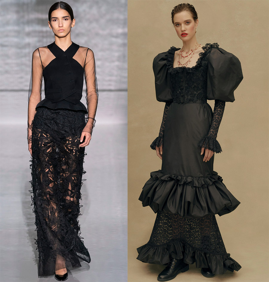 De belles robes noires