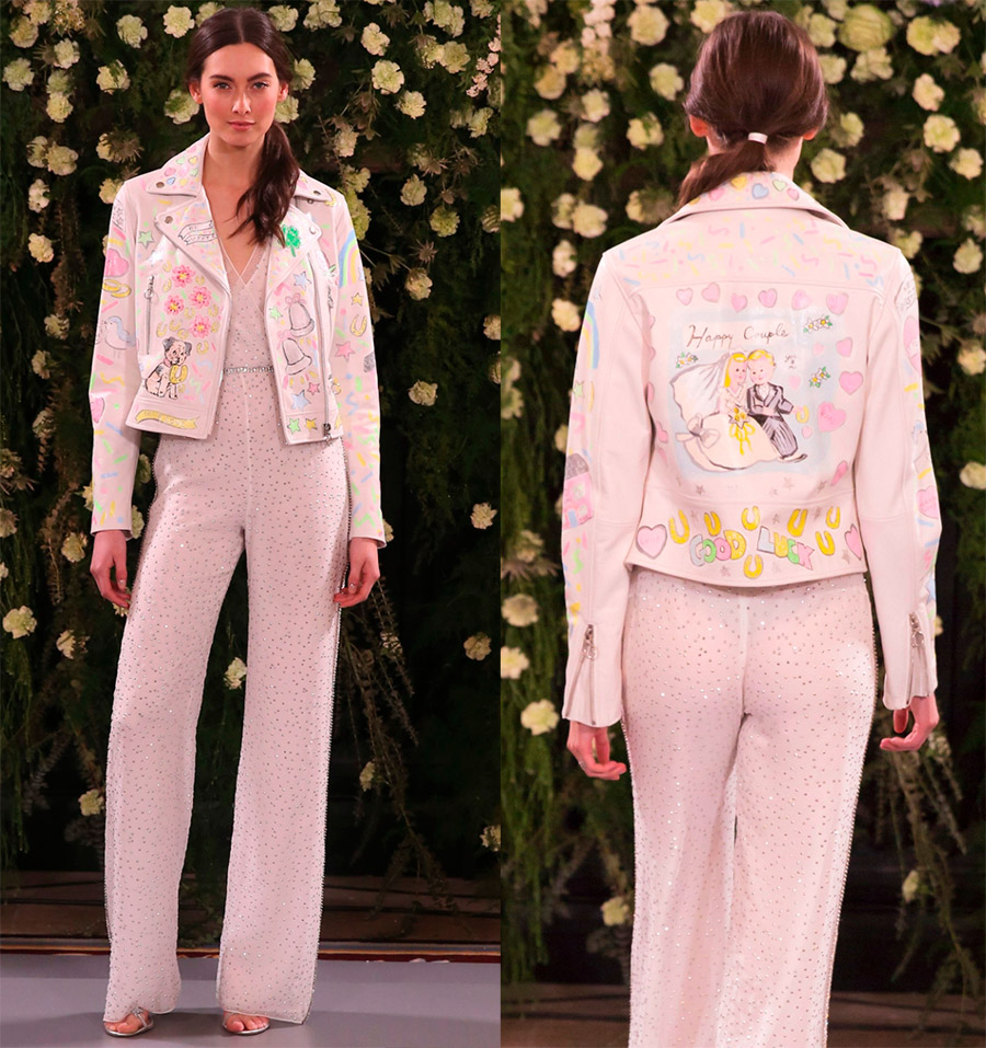 Combinaisons et costumes blancs pour la mariée 2026