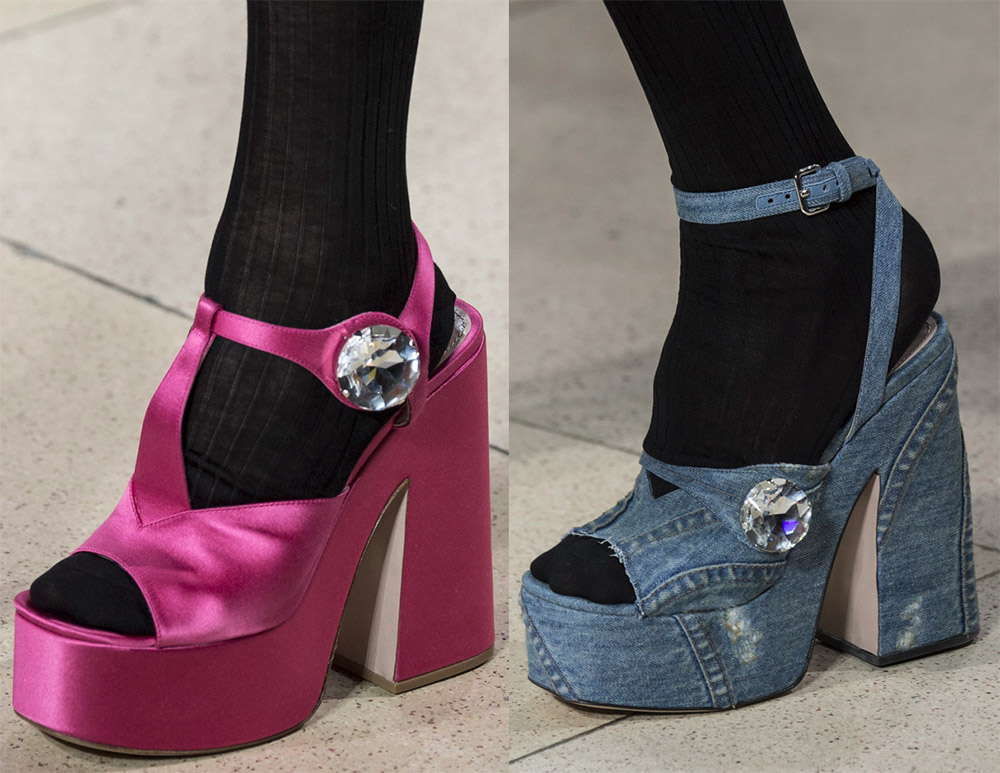 Chaussures textiles de mode