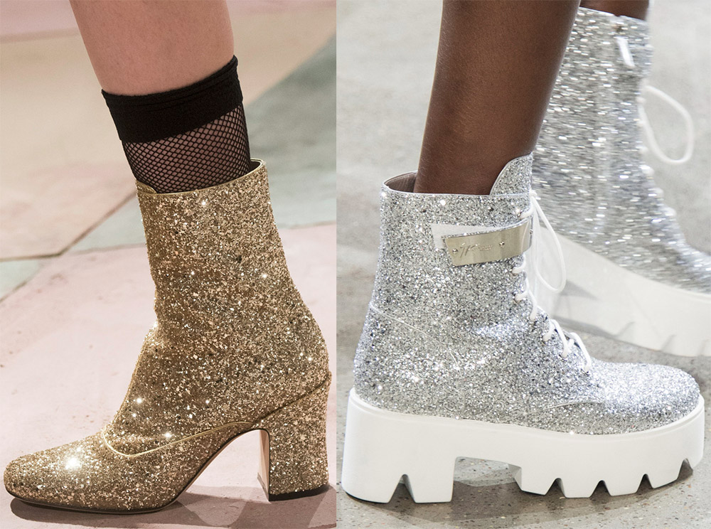 Chaussures femme brillantes