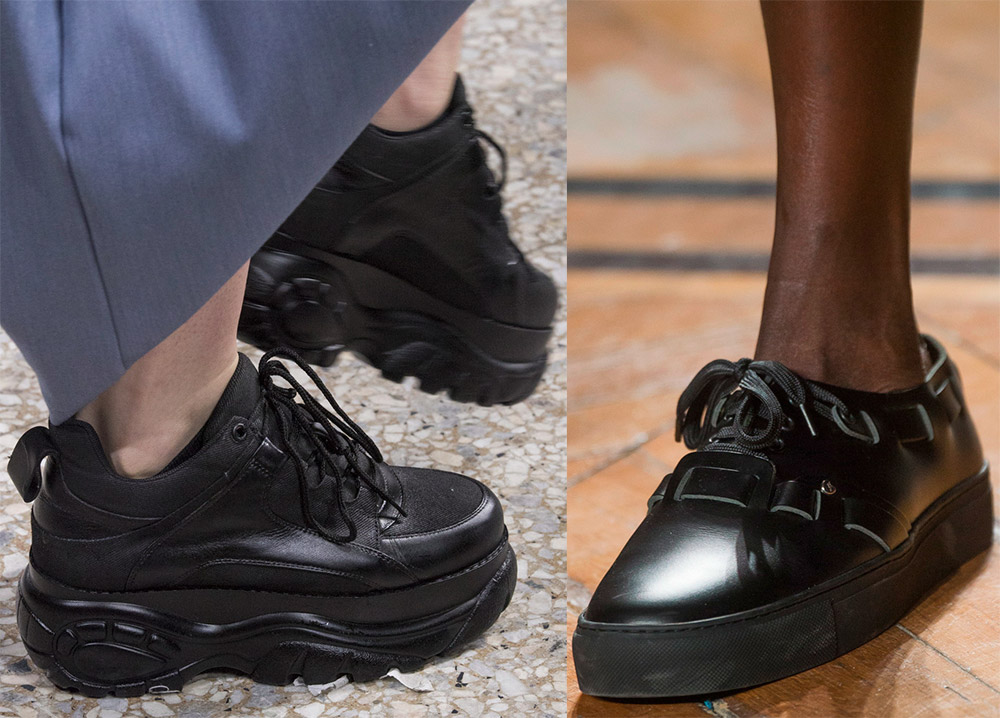 Chaussures pour femmes dans le style des hommes