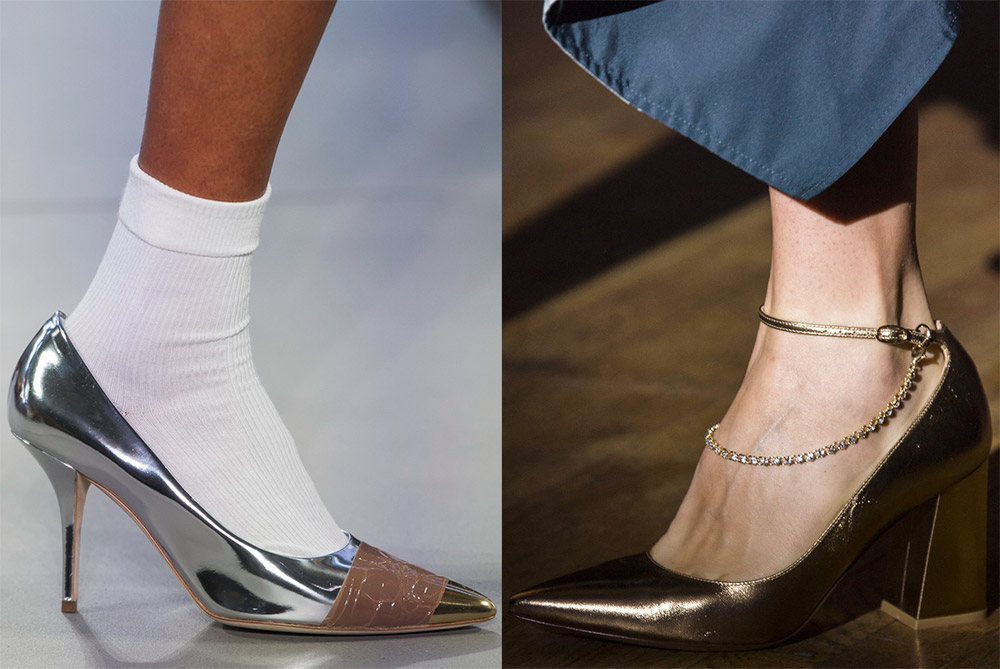 Chaussures brillantes