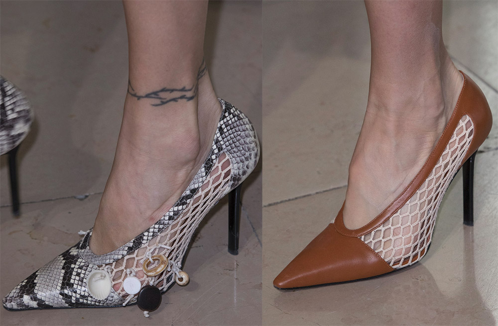 Chaussures femme avec maille