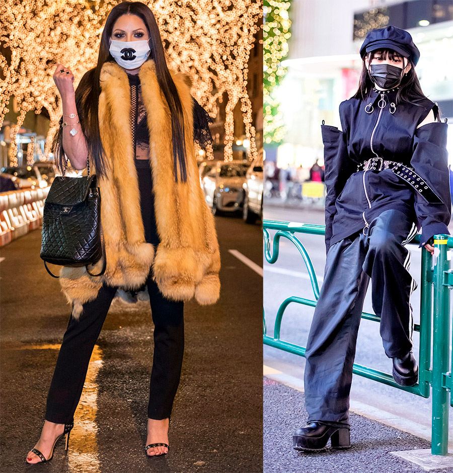 Des masques élégants