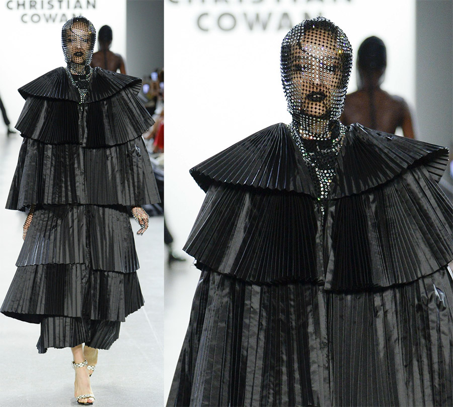 Images à la mode avec un voile printemps-été