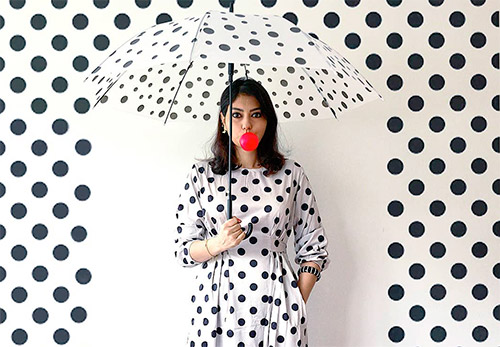 Vêtements à la mode avec imprimé pois pour des looks romantiques