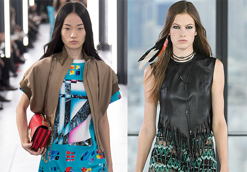 Gilets pour femmes de marques de mode - photos d'image