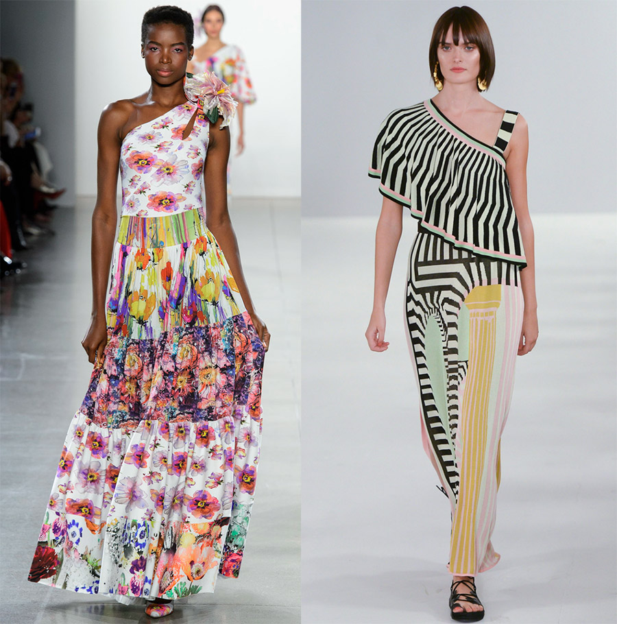 Mélange d'imprimés dans les vêtements