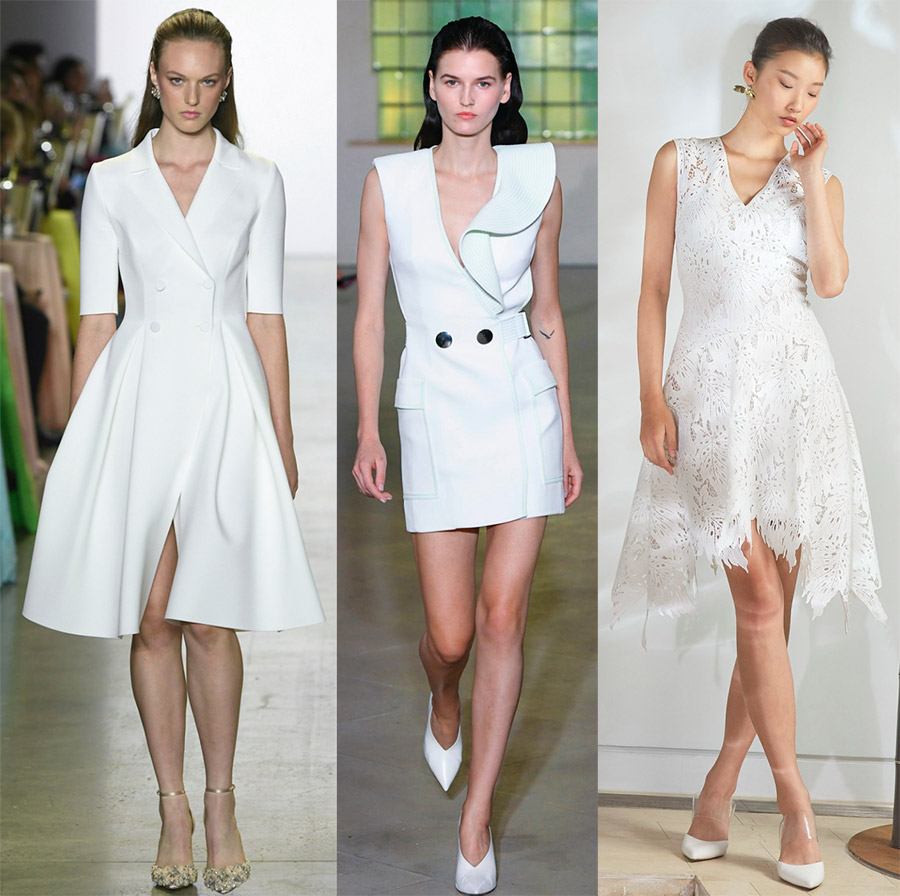 Robes de bal blanches courtes