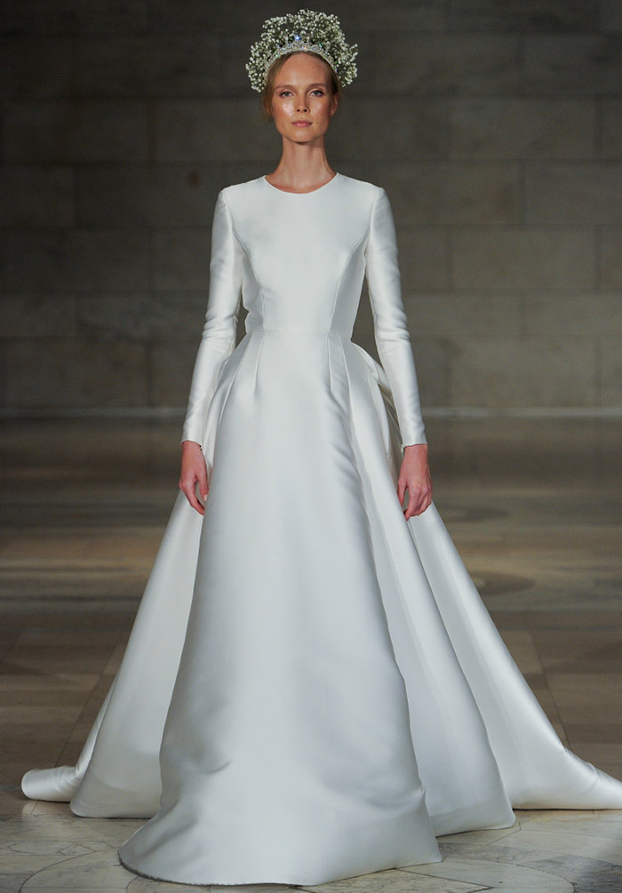 Robe de mariée effet royal