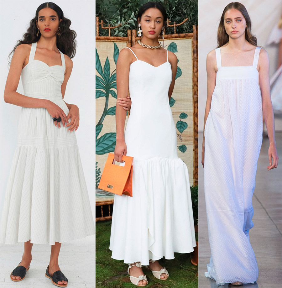 Robes d'été blanches