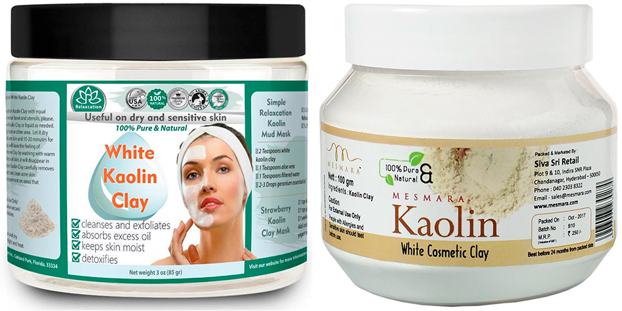 L'argile blanche en cosmétologie