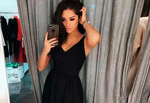 Robe de bal noire pour l'école 2026