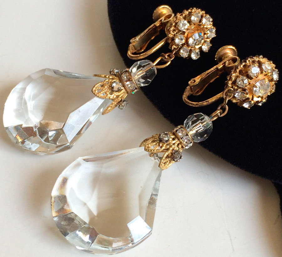 Boucles d'oreilles Miriam Haskell