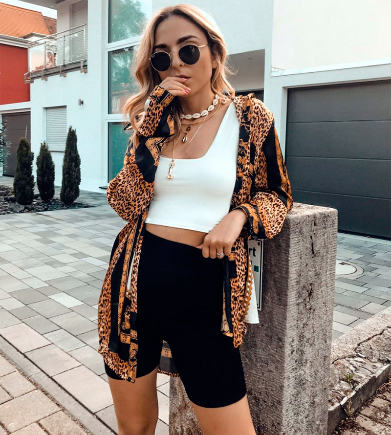 Short cycliste pour l'été