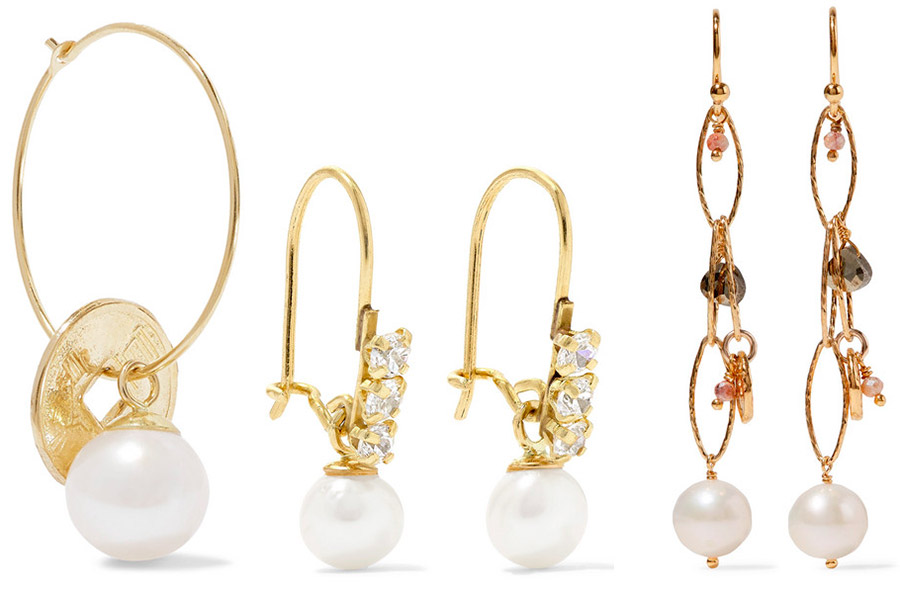 Boucles d'oreilles perles