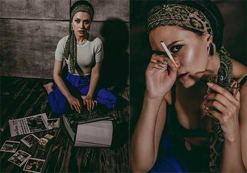 Séance photo - femmes des années 60