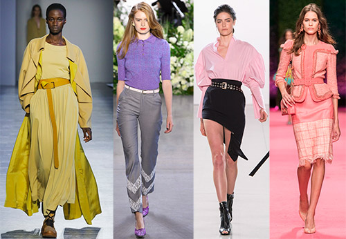 Looks élégants avec des ceintures et des ceintures de marques de mode