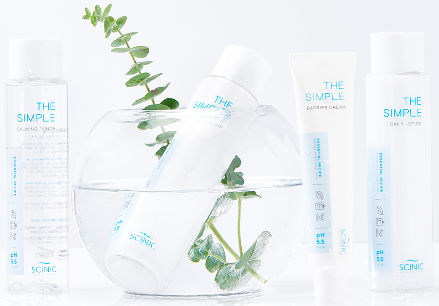 Cosmétiques coréens pour peaux sensibles