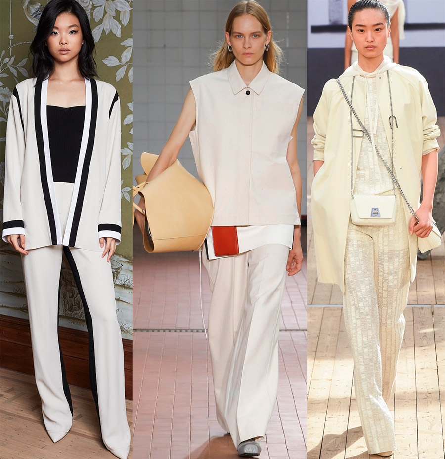 Costumes pantalons d'été - images à la mode