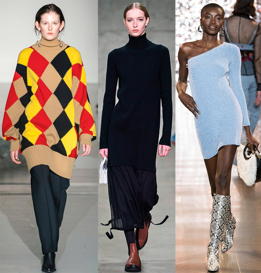 Robe pull à la mode