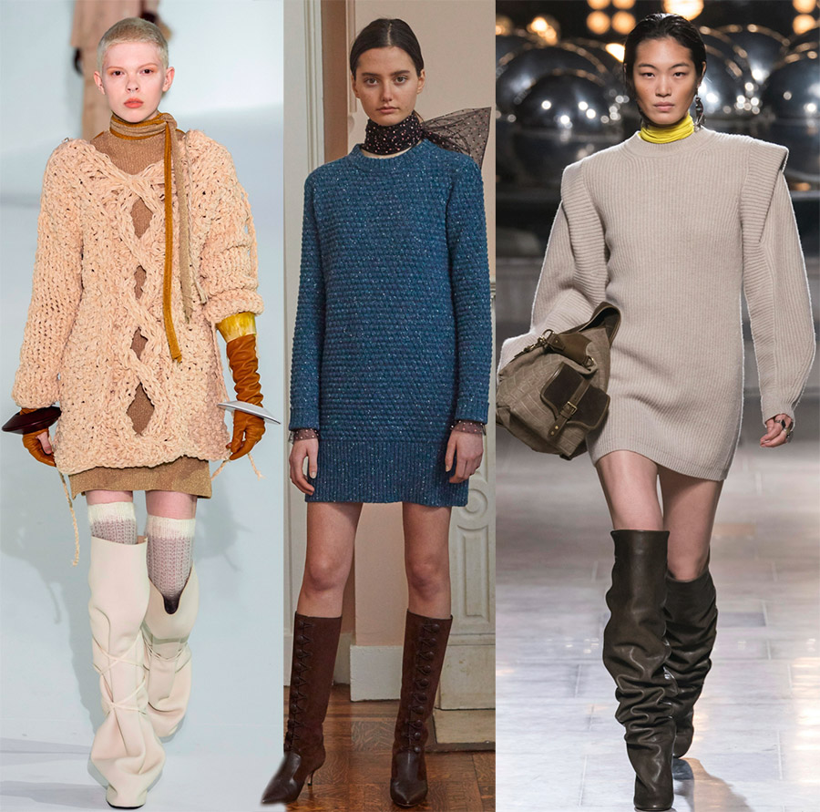 Robe pull à la mode