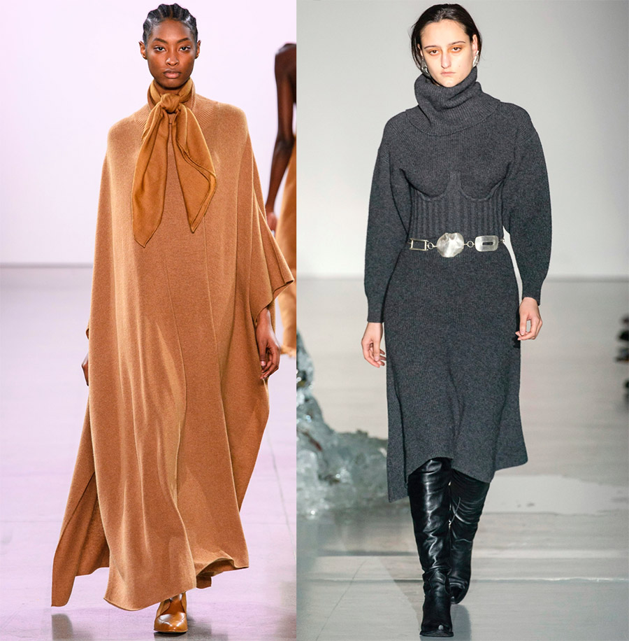 Robe en maille - comment la porter cette saison