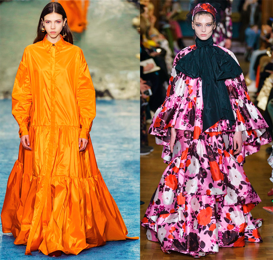 Robes très volumineuses