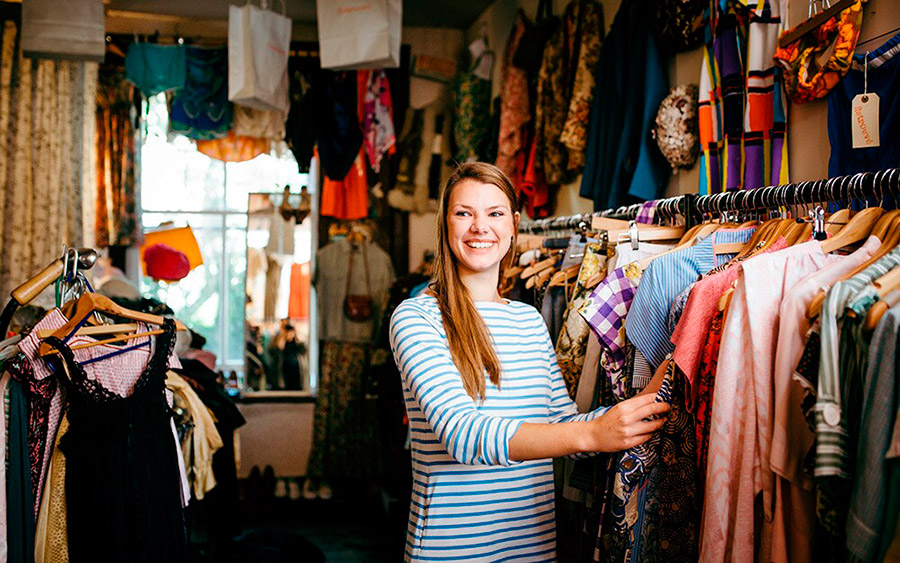 Magasin de vêtements vintage