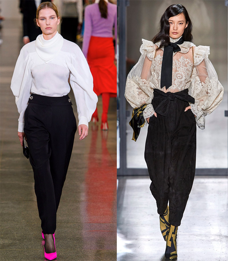 Chemisiers à la mode dans un style romantique