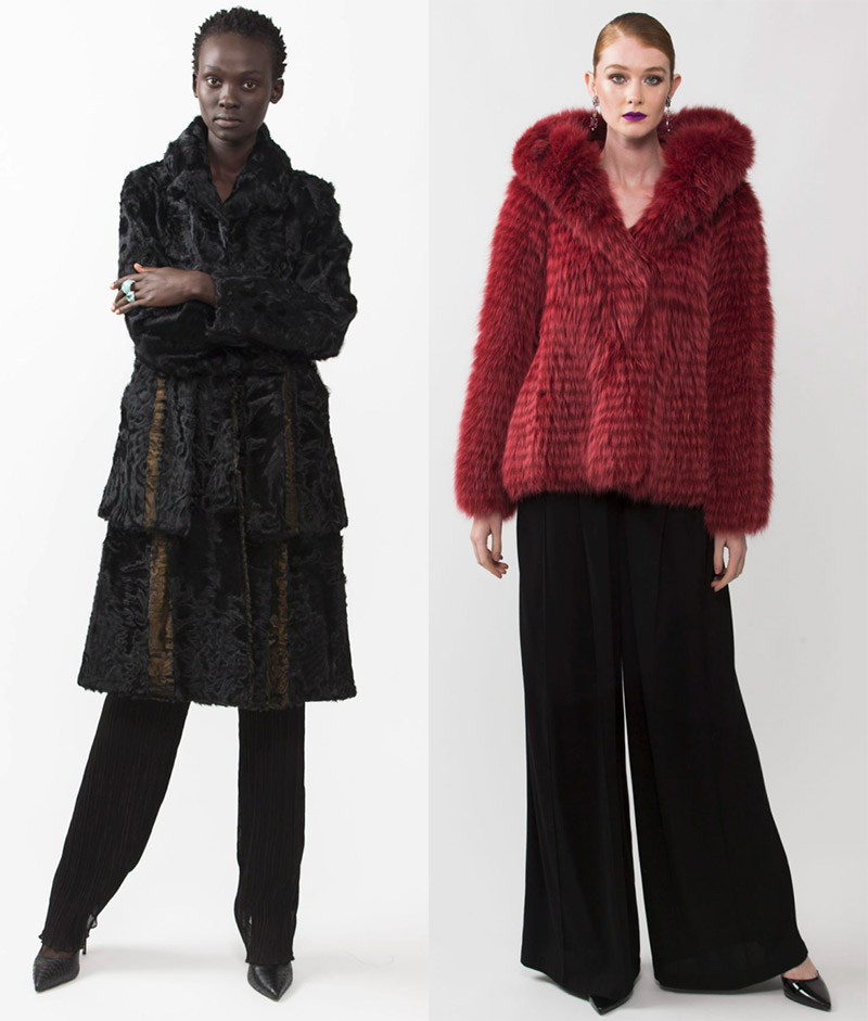 manteaux de fourrure naturelle