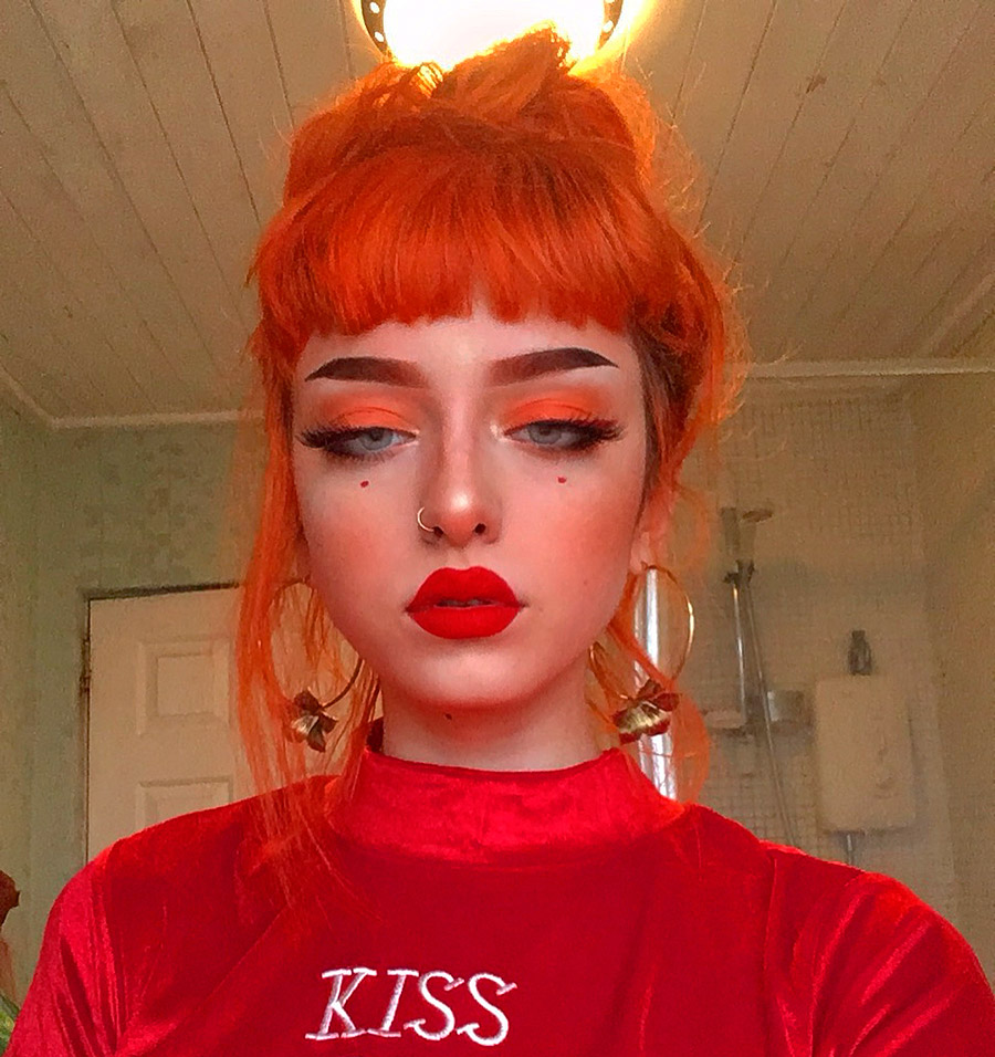 Couleur de cheveux brillante dans des tons inhabituels - beaux exemples