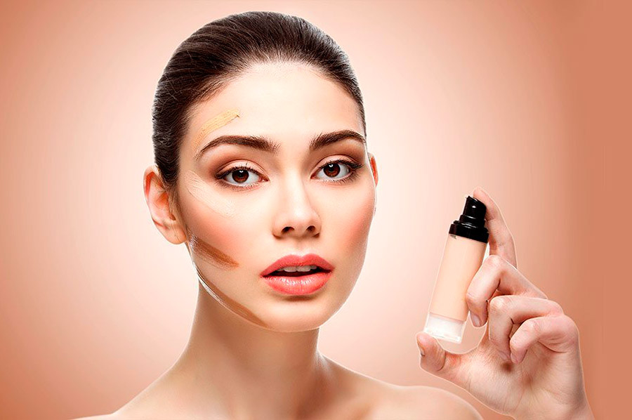 Fond de teint au silicone