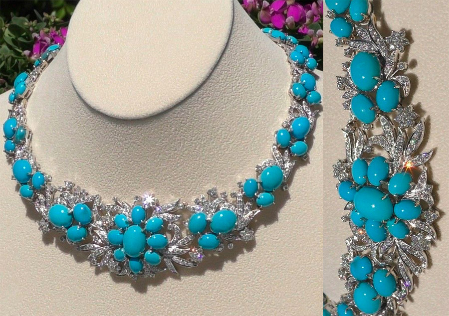 Collier turquoise