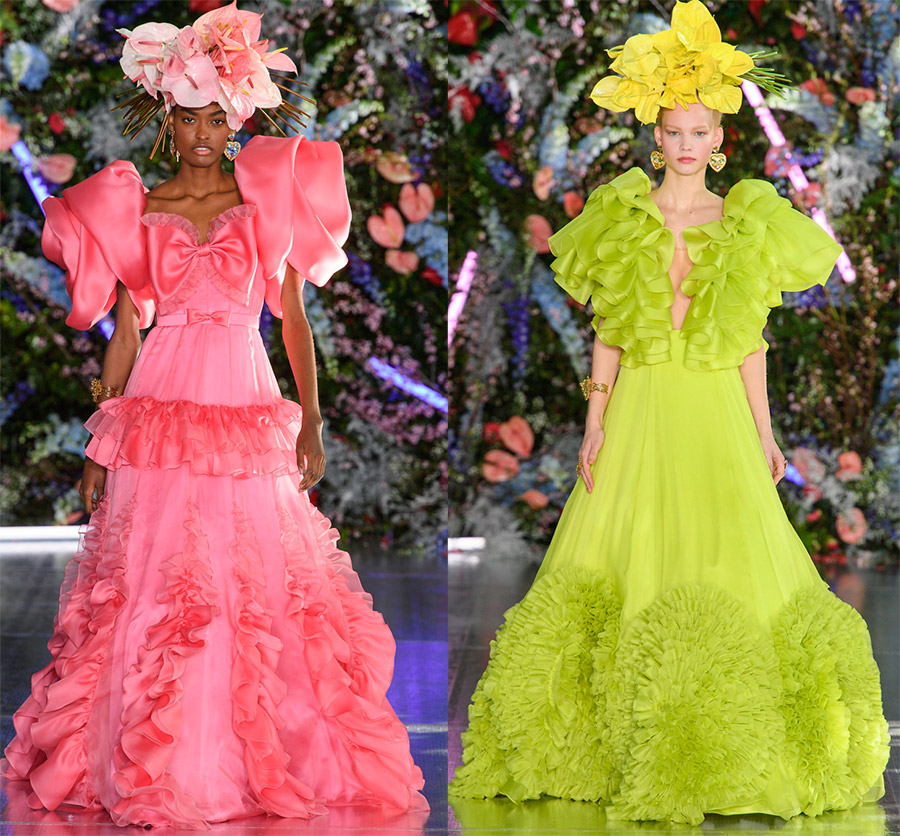 Robes à manches bouffantes