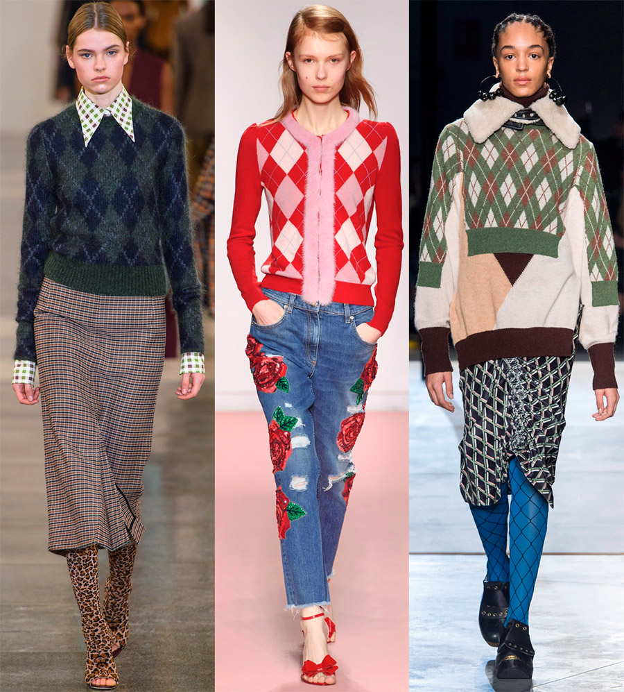 Cage Argyle à la mode