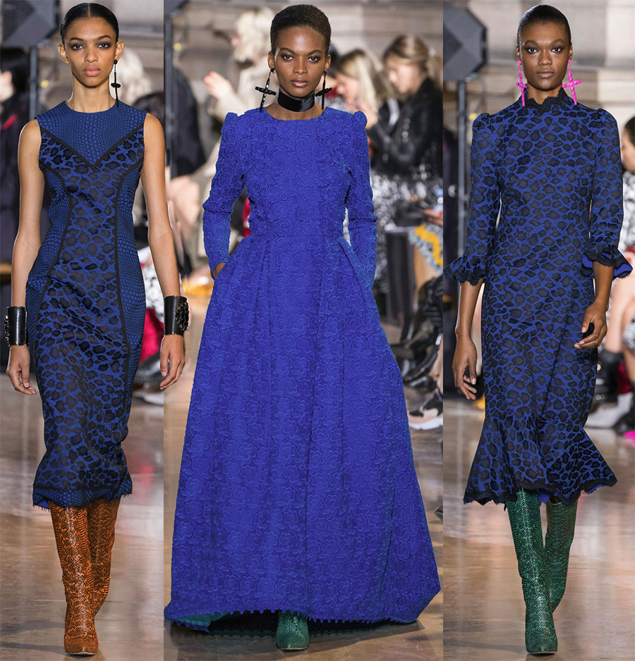 Le bleu dans les vêtements