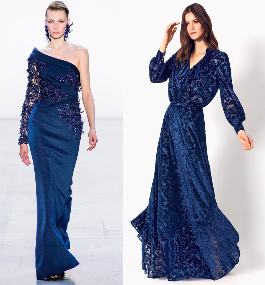 Vêtements à la mode dans les tons bleus