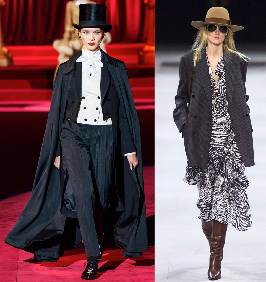 Images élégantes avec des chapeaux