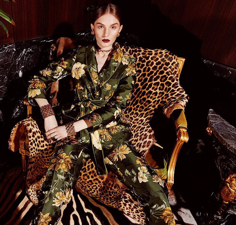 Vêtements à la mode dans le style boudoir