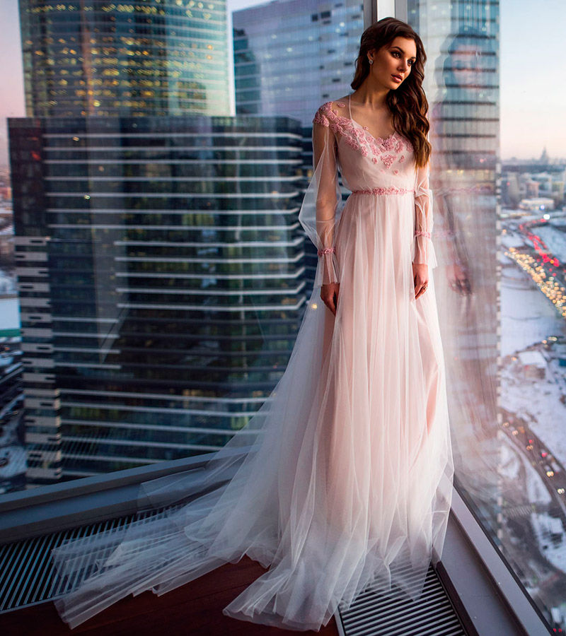 Belle robe rose